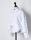 Cotton Moon Ruffle Shirt / white
