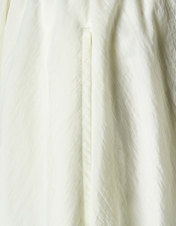 Stitch Balloon Skirt / white