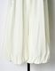 Stitch Balloon Skirt / white