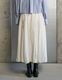 Stitch Balloon Skirt / white