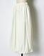 Stitch Balloon Skirt / white
