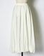 Stitch Balloon Skirt / white