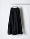 Stitch Balloon Skirt / black