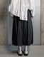 Stitch Balloon Skirt / black