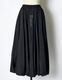 Stitch Balloon Skirt / black
