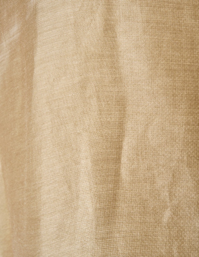 Layered Tuck Sleeveless Blouse / beige
