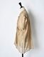 Layered Tuck Sleeveless Blouse / beige