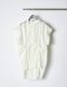 Layered Tuck Sleeveless Blouse / white