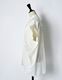 Layered Tuck Sleeveless Blouse / white