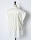 Layered Tuck Sleeveless Blouse / white