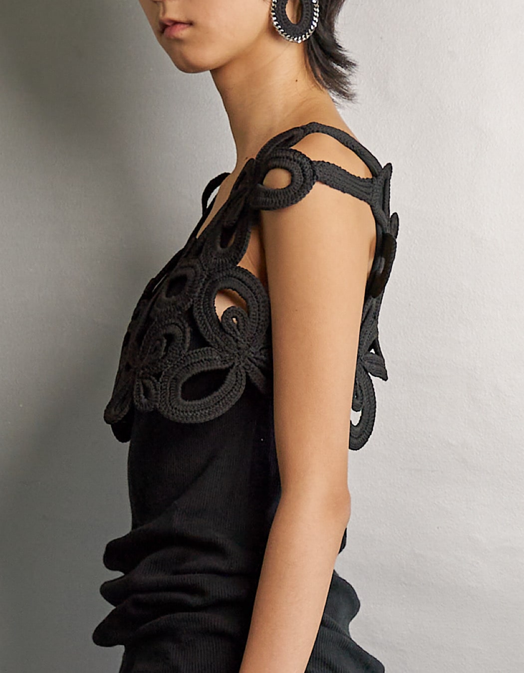 Flower Bond Yarn Harness / black | GOODS | RUMCHE OFFICIAL