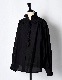 Half Moon Ruffle Blouse / black