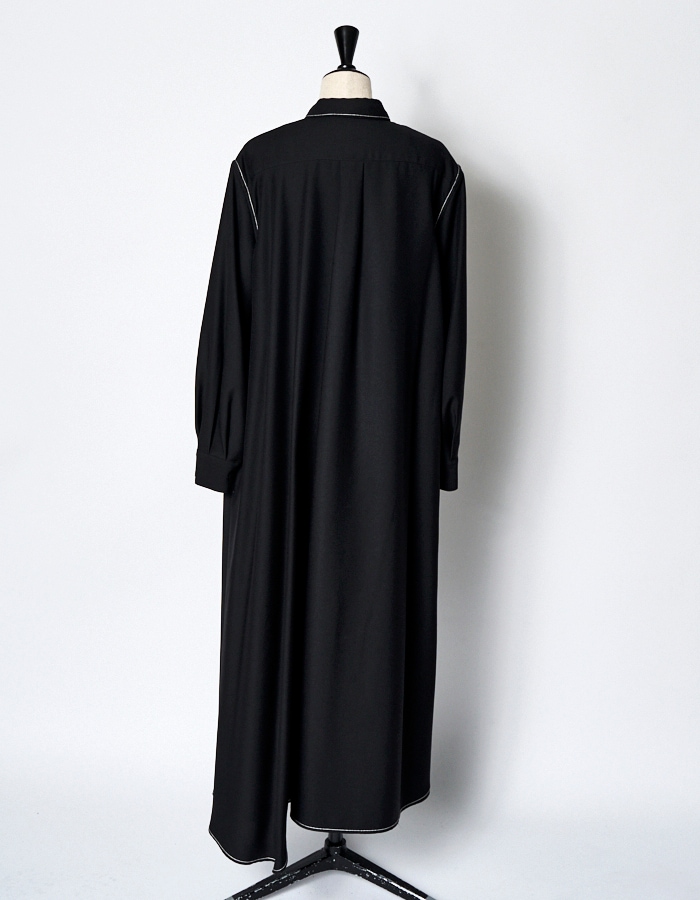 【RUMCHE】Art Stitch Shirt Dress シャツワンピース Art Stitch Shirt Dress / off white | DRESS | RUMCHE OFFICIAL
