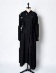 Art Stitch Shirt Dress / black