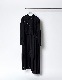 Art Stitch Shirt Dress / black