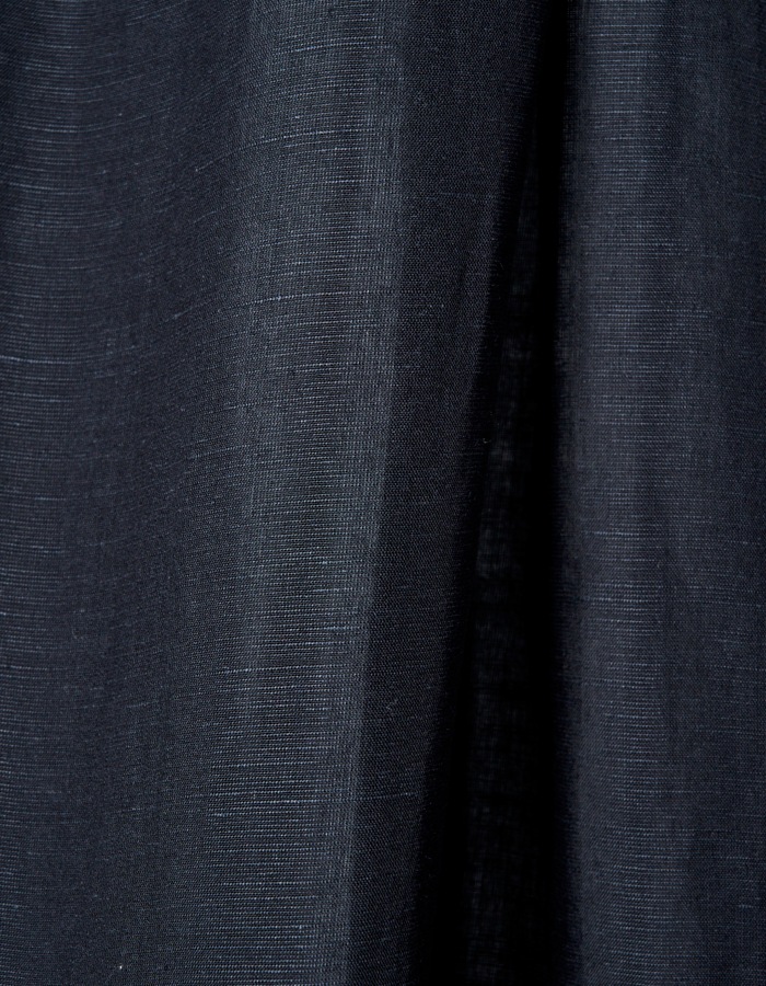 Bundled Tuck Dress / navy