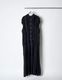 Bundled Tuck Dress / navy