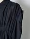 Bundled Tuck Dress / navy