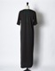 Knit Docking Cutsew Dress / charcoal gray