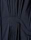 Cotton Bundled Tuck Dress / navy