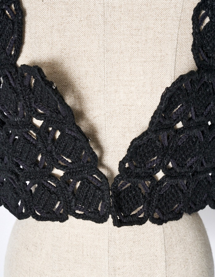 "ORIGAMI" Bustier / black
