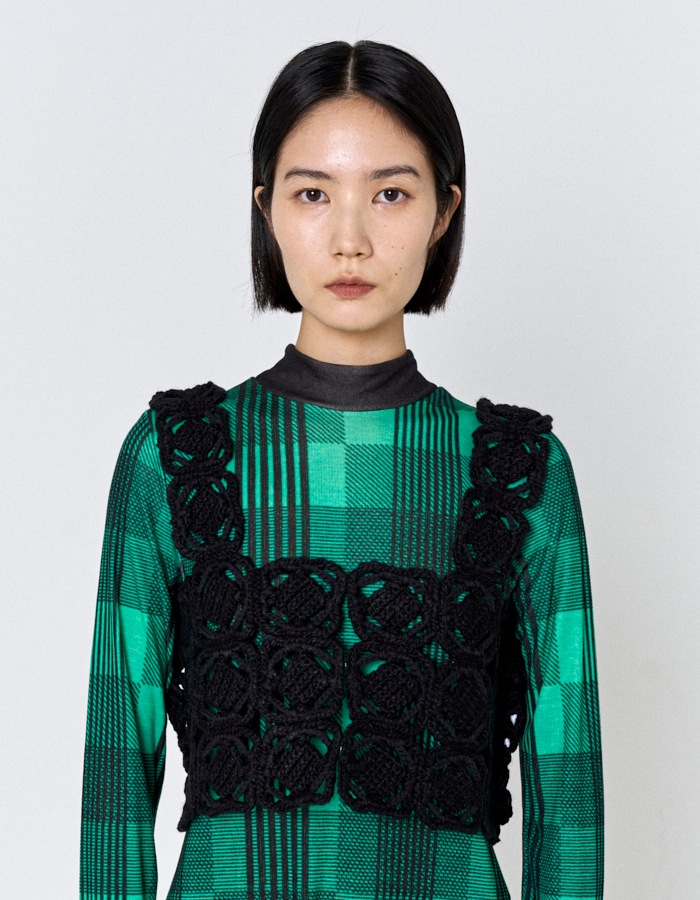 "ORIGAMI" Bustier / black