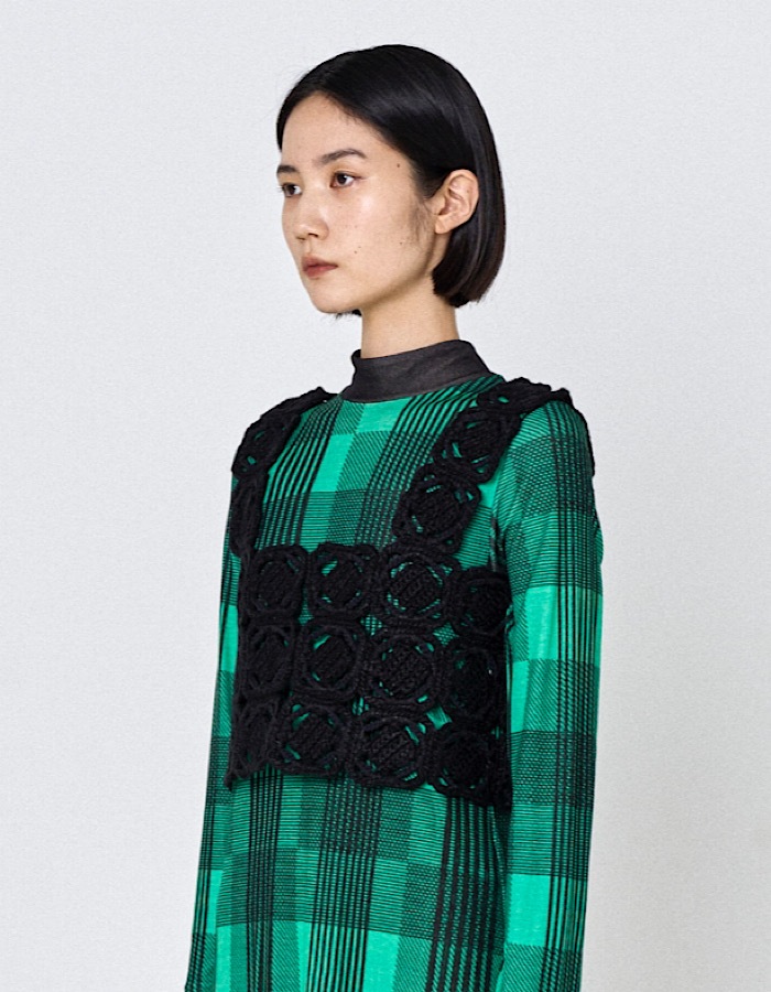 "ORIGAMI" Bustier / black