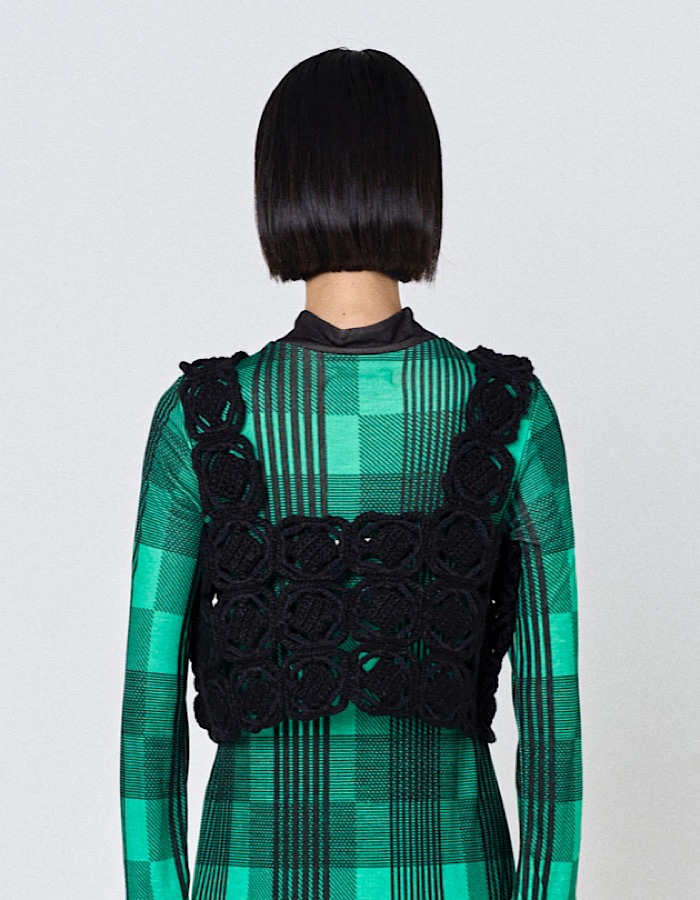 "ORIGAMI" Bustier / black