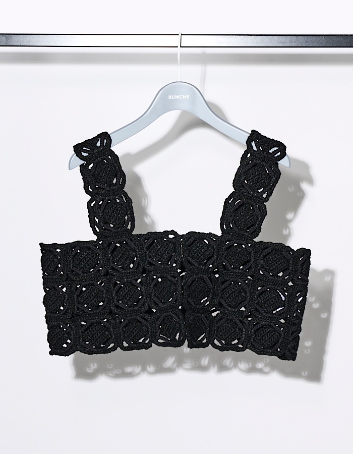 "ORIGAMI" Bustier / black