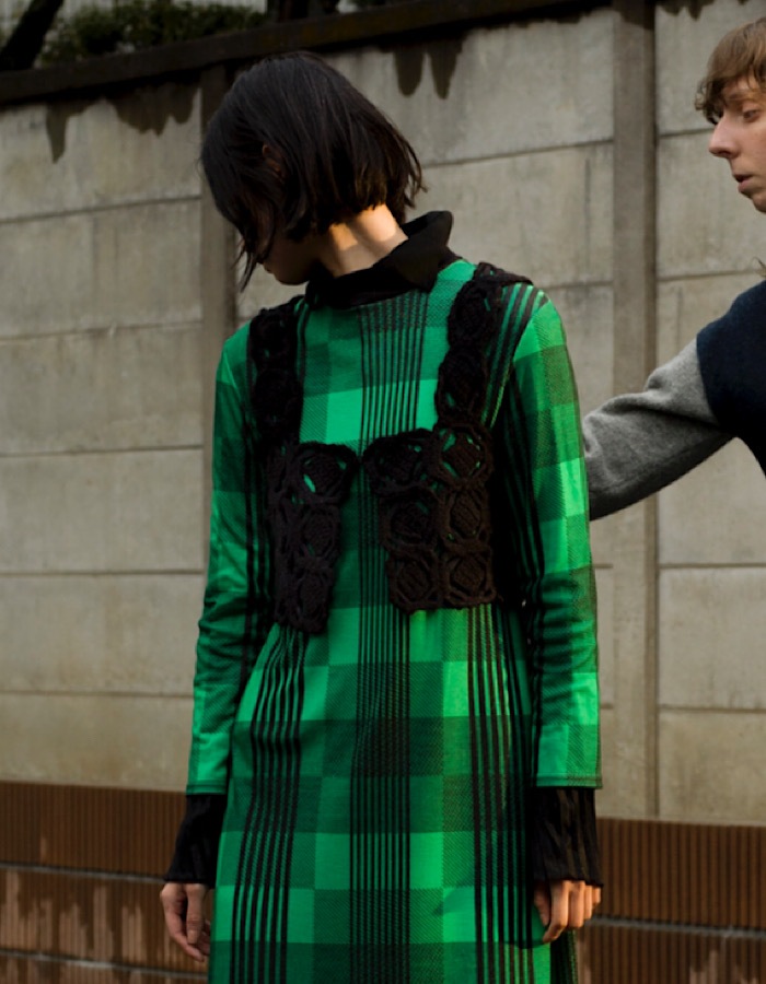 "ORIGAMI" Bustier / black