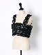 "ORIGAMI" Bustier / black