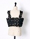 "ORIGAMI" Bustier / black