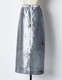 "GINGA" Original Paint Skirt / silver
