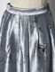 "GINGA" Original Paint Skirt / silver