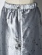 "GINGA" Original Paint Skirt / silver