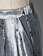 "GINGA" Original Paint Skirt / silver