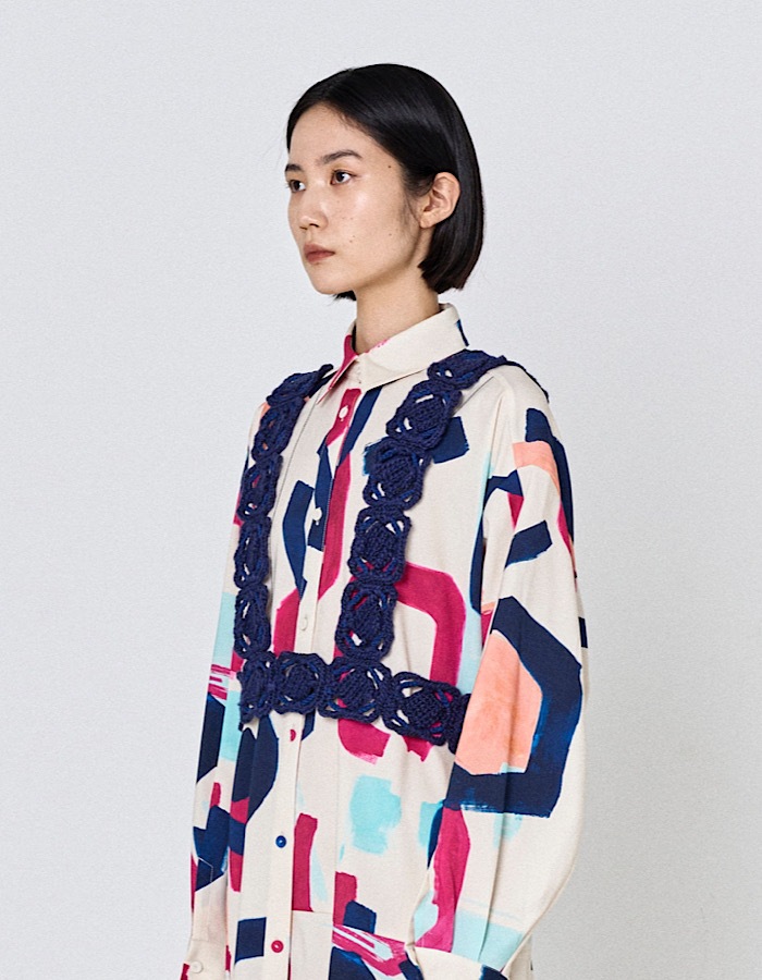 "ORIGAMI" Harness / navy