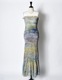 "SEIUN" Shirring Dress / multi