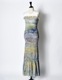 "SEIUN" Shirring Dress / multi