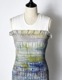 "SEIUN" Shirring Dress / multi