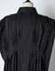 Cotton Bundled Tuck Dress / black