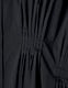 Cotton Bundled Tuck Dress / black