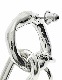 Chain Pierced Earrings / silver