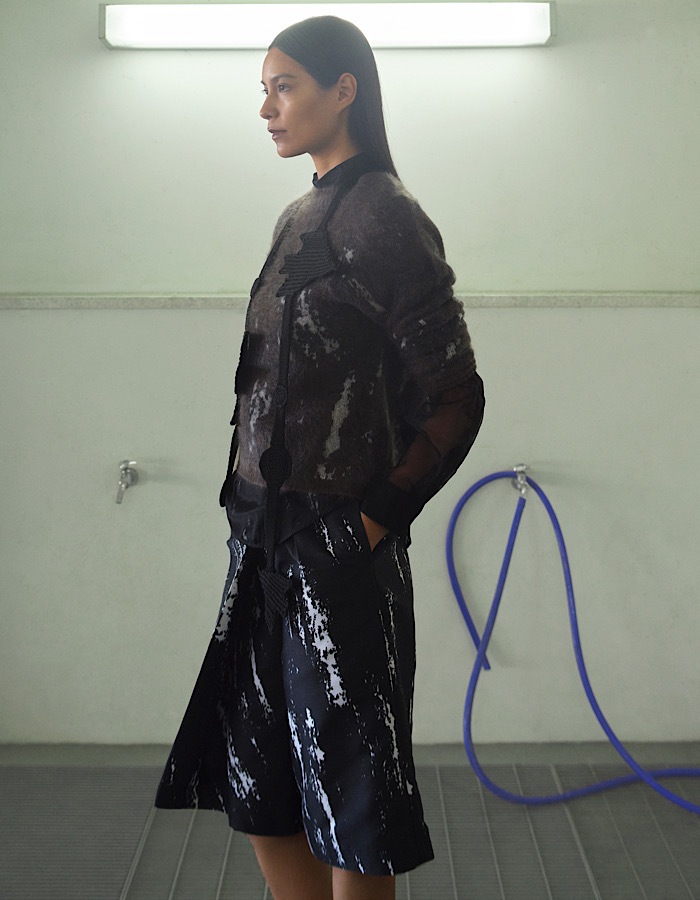 Woodpecker Jacquard Short Pants / black