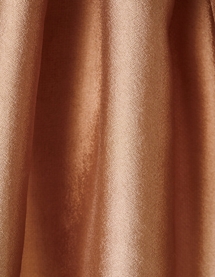 Bundled Tuck Blouse / terracotta