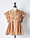 Bundled Tuck Blouse / terracotta