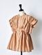 Bundled Tuck Blouse / terracotta