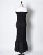 Shirring Dress / black