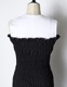 Shirring Dress / black