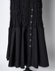 Shirring Dress / black